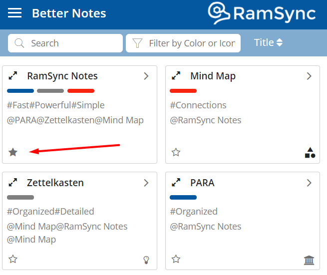 RamSync is designed to connect ideas to key concepts. It is foundation note heaven!  
